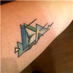 geometrik-dovmeler-mavi-tonlarinda-ucgenler----triangle-tattoos