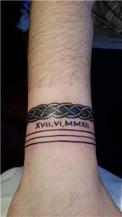 Bileklik ve Roma Rakamlar Dvmeleri / Wristband Tattoos