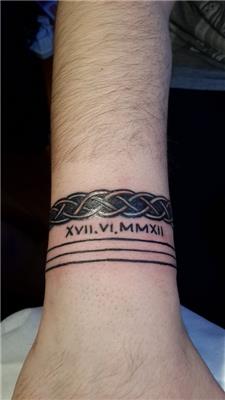 bileklik-ve-roma-rakamlari-dovmeleri---wristband-tattoos