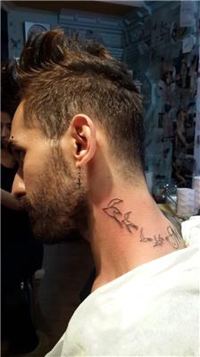 piercing-ve-boyuna-kus-dovmesi---piercing-and-bird-tattoo