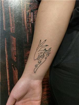 cizgisel-el-ve-alev-dovmesi---line-work-hand-and-flame-tattoo-
