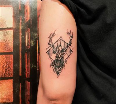 geyik-dovmesi---deer-tattoo