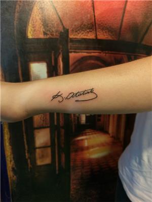 kataturk-imzasi-dovme---ataturk-signature-tattoo