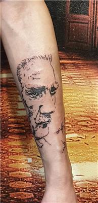 kesik-izleri-mustafa-kemal-ataturk-portresi-ile-kapatma-dovmesi---scar-cover-up-tattoo