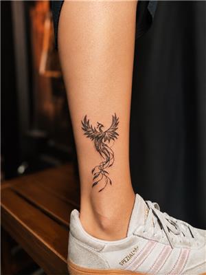 simurg-zumrudu-anka-kusu-bacak-dovmesi---phoenix-leg-tattoo-simurg