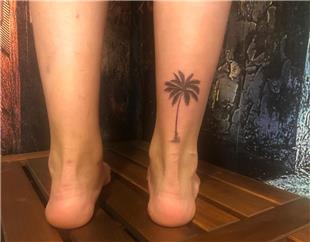 Palmiye Aac Dvmesi / Palm Tree Tattoo