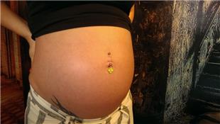Hamileler iin Gbek Piercingi - Flexible Pregnancy Belly Button Rings