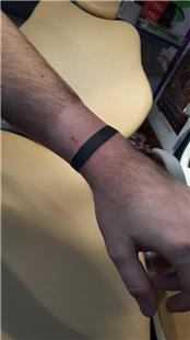 Siyah Bileklik Bant Dvme / Wristband Tattoo
