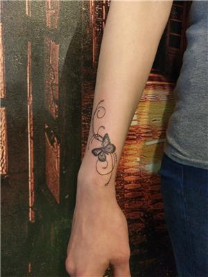 bilege-kelebek-dovmesi---butterfly-tattoo