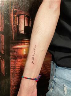 Faith Hope Love Yaz Dvmesi / Faith Hope Love Tattoo