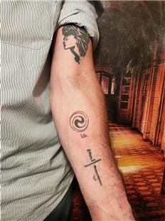 Life Yazs ve Sembol Dvmesi / Life Symbol Tattoo
