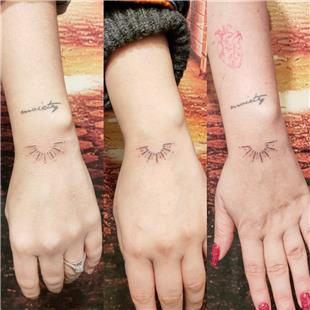 Bilee Minimal Gne Dvmesi / Minimal Sun Tattoo