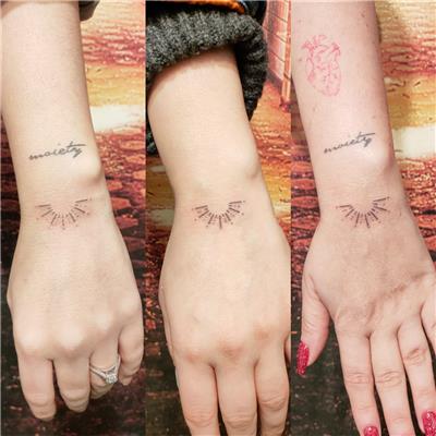 bilege-minimal-gunes-dovmesi---minimal-sun-tattoo