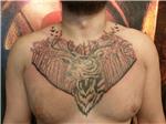 gogus-uzerine-geyik-ve-orman-dovmesi---deer-and-forest-tattoo