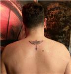 enseye-hac-ve-kanat-dovmesi---cross-and-wings-tattoo