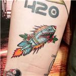 roket-dovmesi---rocket-tattoo