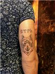 kurt-dovmesi-ve-gokturkce-turk-yazisi---wolf-tattoo