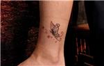 ayak-bilegine-kelebek-dovmesi-ve-yildizlar---butterfly-and-stars-tattoo-on-leg