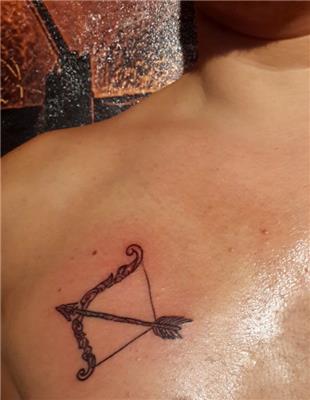 ok-ve-yay-dovmesi---arrow-and-bow-tattoo