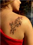 kelebek-cicek-omuz-sirt-dovmesi---butterfly-flower-shoulder-back-tattoo