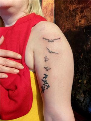 ucan-kuslar-dovme---flying-birds-tattoo