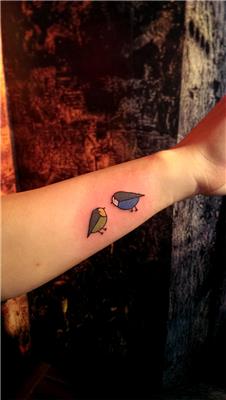 renkli-geometrik-cizim-kus-dovmeleri---cute-bird-tattoos