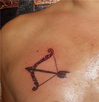 ok-ve-yay-dovmesi---arrow-and-bow-tattoo