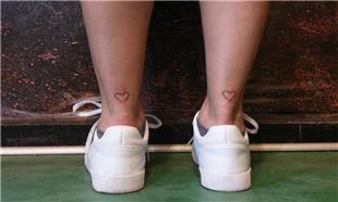 Ayak Bileklerine Kalp Dvmeleri / Heart Tattoos