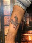 alt-kol-uzerine-kartal-dovmesi---eagle-tattoo-on-arm