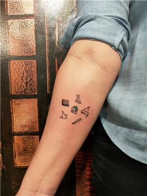 minimal-simgesel-dovme-cemberi---minimal-symbol-circle-tattoo