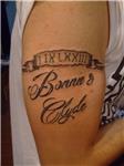 tarih-ve-bonnie-and-clyde-yazid-dovmesi---date-bonnie-and-clyde-tattoo