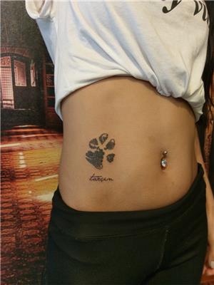 tarcin-pati-izi-dovmesi---tarcin-paw-print-tattoo