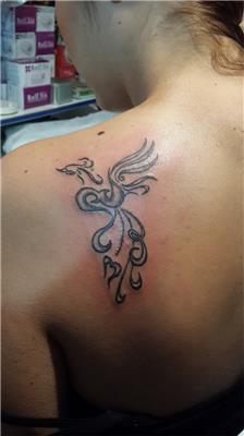 tribal-anka-kusu-dovmesi---tribal-phoenix-tattoo-