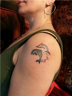 Yunus Dvmesi Ekleme ve Dzeltme almas / Dolphin Tattoo Cover Up