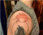 saturn-gezegen-yildizlar-dovmesi-duzeltme---saturn-planet-and-stars-tattoo-cover