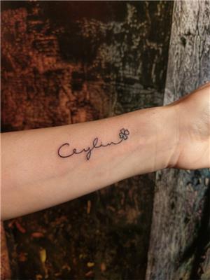 isim-ve-yonca-dovmesi---name-and-clover-tattoo