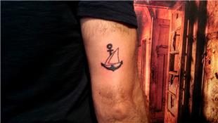 Yelken ve apa Dvmesi / Sail Anchor Tattoo