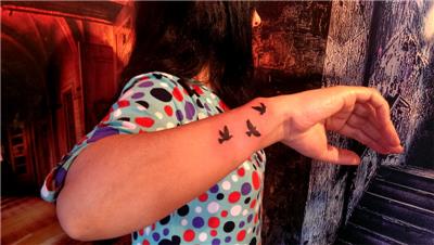 bilege-ucan-kuslar-dovmesi---flying-birds-tattoo