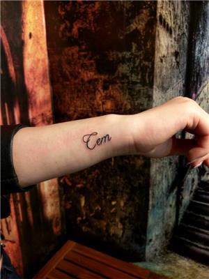 cem-isim-dovmesi---name-tattoos