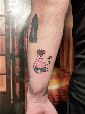 sunger-bob-patrick-deniz-yildizi-dovmesi---spongebob-patrick-star-tattoo