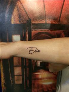 Ekin sim Dvmesi / Name Tattoos