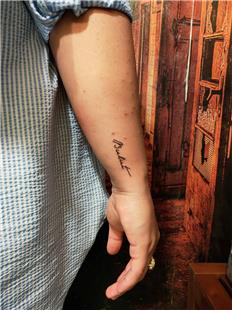 Bulut sim Dvmesi / Bulut Name Tattoo