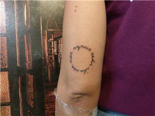 Dairesel sim Dvmeleri / Name Circle Tattoo