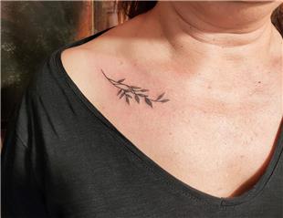 Omuza Dal ve Yapraklar Dövmesi / Leaves Tattoos