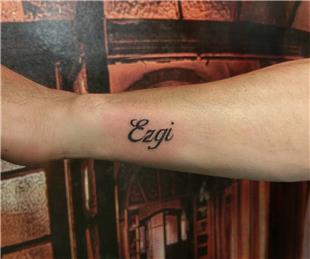 Ezgi sim Dvmesi / Name Tattoos