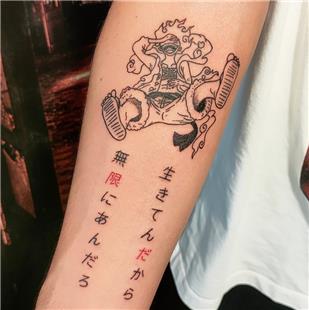 One Piece Gear 5 Monkey D. Luffy Anime Manga Tattoo Dvme