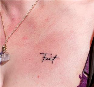 Fuat sim Dvmesi / Fuat Name Tattoo