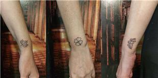 Yonca, nar ve Mee Yapraklar Dvmeleri / Clover, Sycamore and 
Oak Leaf Tattoos