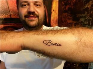 Burcu ve Bahadr ift sim Dvmeleri / Couple Name Tattoos