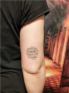 Life is Only a Series of Turns Dvmesi / Life is Only a Series of Turns Tattoo